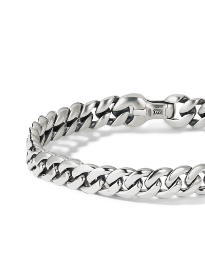 David Yurman Chain Sterling Silver Curb Chain Bracelet In Silver