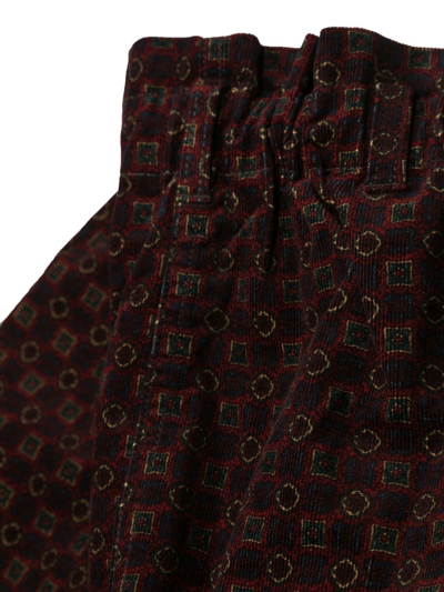 Shop Ralph Lauren A-line Paperbag-waist Skirt In Red