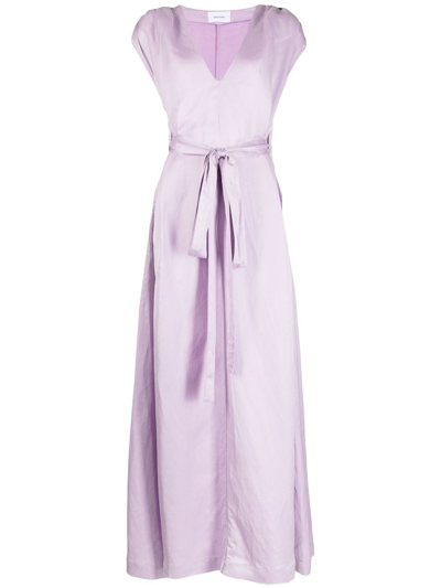 Shop Bondi Born Saint Moritz V-neck Maxi Dress In Purple