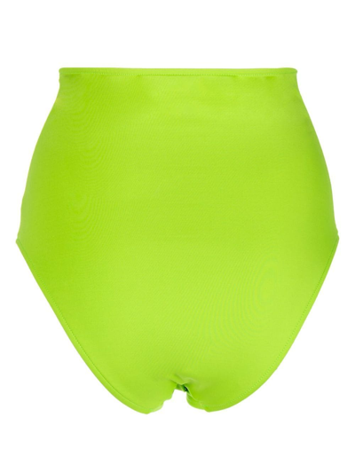 Shop Bondi Born Lani High-waisted Bikini Bottoms In Green
