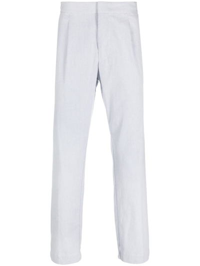 Shop Orlebar Brown Sedgwick Straight-leg Trousers In Blue