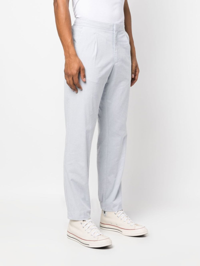 Shop Orlebar Brown Sedgwick Straight-leg Trousers In Blue