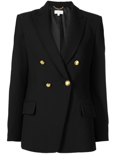 Shop A.l.c Sedgwick Double-breasted Blazer In Black