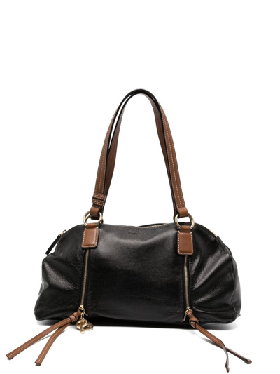 Hobo flourish leather shoulder on sale bag