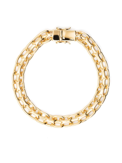 Shop Tom Wood Vintage Chain-link Bracelet In Gold