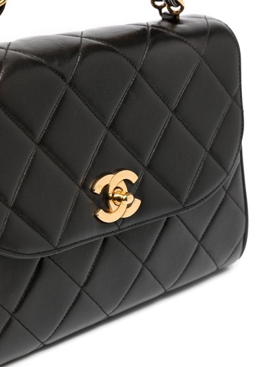 Pre-owned Chanel 1995 Classic Flap Top-handle Bag In Black
