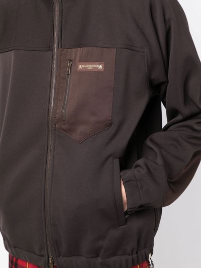 Mastermind Japan Colour-block Bomber Jacket In Red