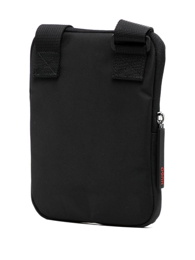 Shop Hugo Logo-print Crossbody Bag In Black