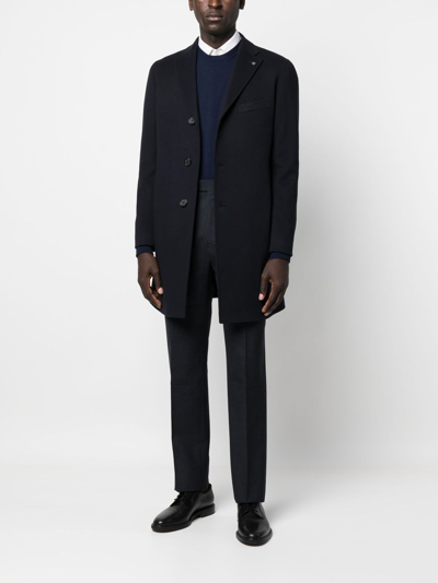 Tagliatore Cappotto In Blue