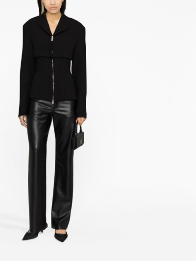 Shop Alyx Layered-design Zipped Jacket In Black