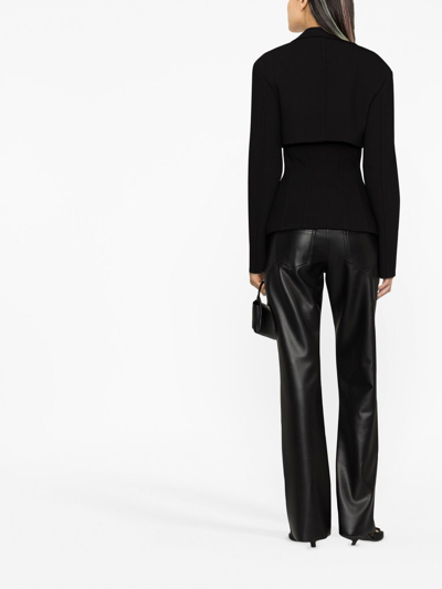 Shop Alyx Layered-design Zipped Jacket In Black