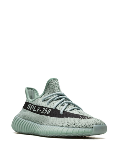 Shop Adidas Originals Yeezy Boost 350 V2 "salt" Sneakers In Green