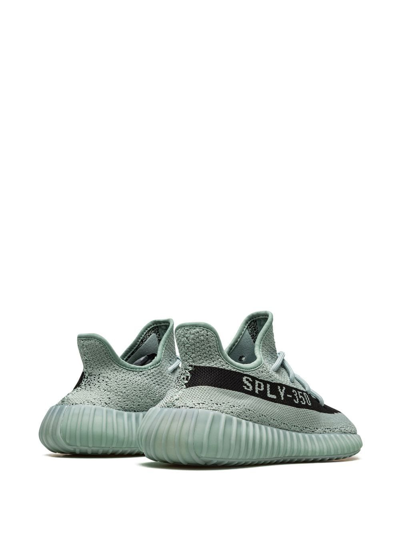 Shop Adidas Originals Yeezy Boost 350 V2 "salt" Sneakers In Green