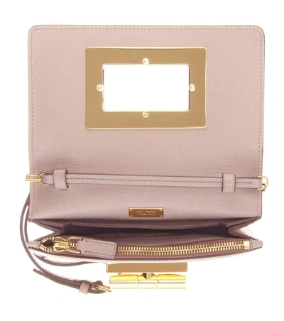 Shop Tom Ford Natalia Small Leather Shoulder In Pink