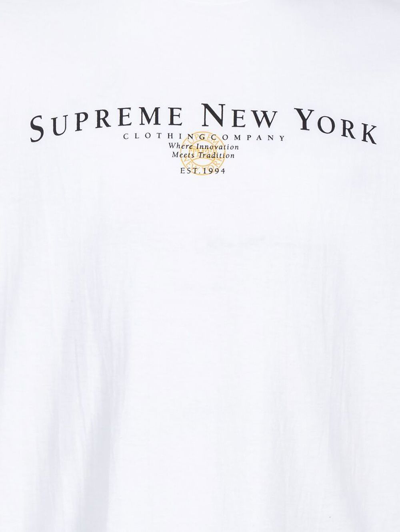 Shop Supreme Tradition Crew Neck T-shirt In White