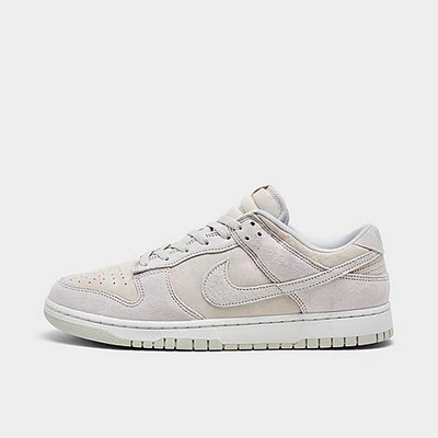 Shop Nike Dunk Low Retro Premium Casual Shoes In Vast Grey/summit White/pearl White