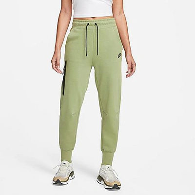 Shop Nike Women's Sportswear Tech Fleece Jogger Pants In Alligator/black
