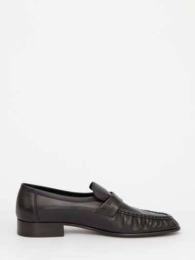 Shop The Row Soft Black Loafers