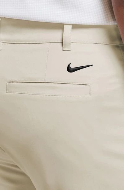 Shop Nike Victory Dri-fit Golf Pants In Light Bone/ Black