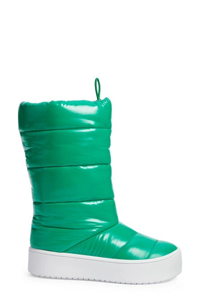 Jeffrey Campbell Snowed 2 Platform Winter Boot In Green