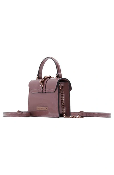 Shop Aldo Kentwell Faux Leather Top Handle Bag In Open Pink