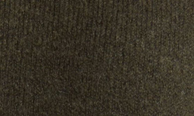 Vince Camuto Center Seam Crewneck Sweater In Dark Olive