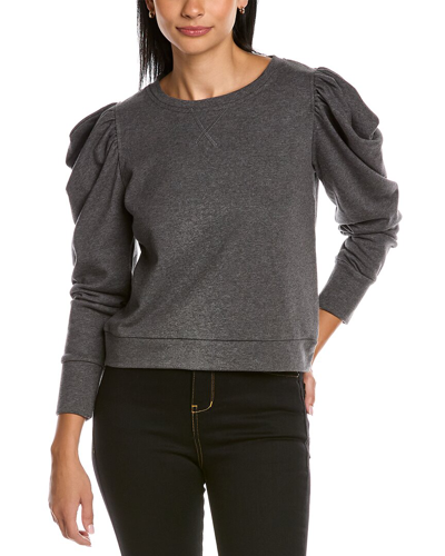 Shop Lea & Viola Puff Sleeve Sweatshirt In Nocolor
