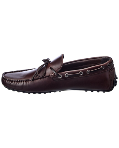 Shop M By Bruno Magli Tino Leather Loafer In Brown