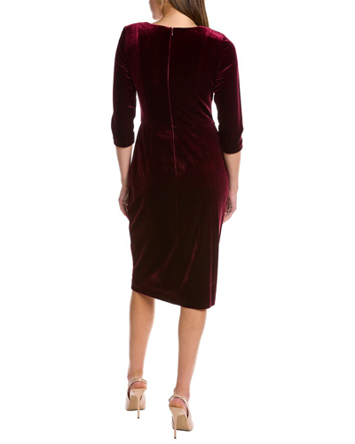 Shop Adrianna Papell Velvet Sheath Dress In Nocolor