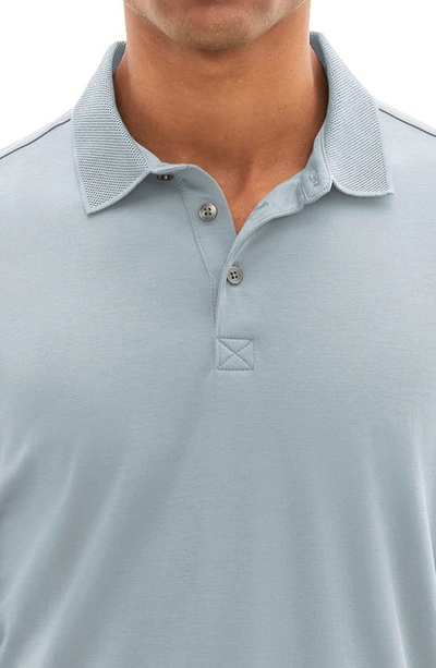 Robert Barakett Georgia Polo Shirt In Pale Blue