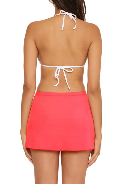 Shop Becca It's A Wrap Cover-up Skirt In Grapefruit