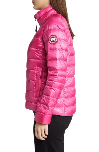 Shop Canada Goose Cypress Packable 750-fill-power Down Puffer Jacket In Summit Pink - Rose Sommet