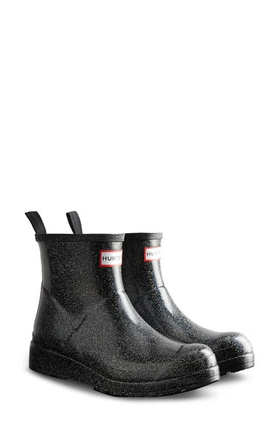 Shop Hunter Starcloud Play Waterproof Rain Bootie In Black