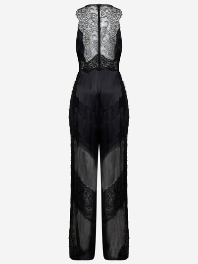 Shop Alberta Ferretti Jumpsuit In Black