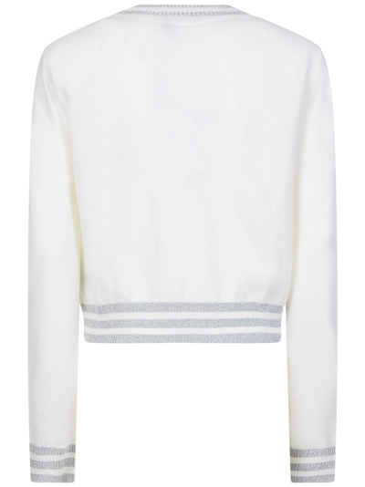 Shop Balmain Paris Sweater In White