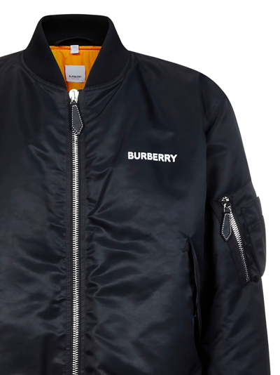 Shop Burberry Jacket In Black