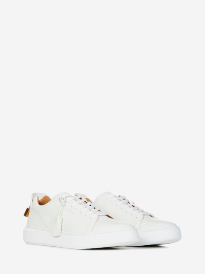 Shop Buscemi Uno Low Sneakers In White