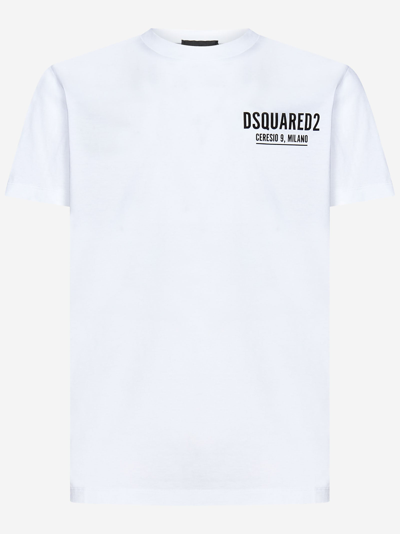 Shop Dsquared2 Mini Logo Ceresio 9 T-shirt In White