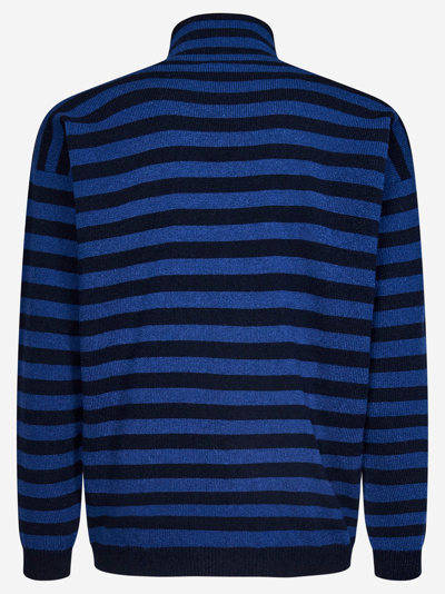 Shop Lardini Sweater In Blue