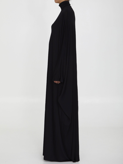 Shop Balenciaga Minimal Maxi Dress In Black