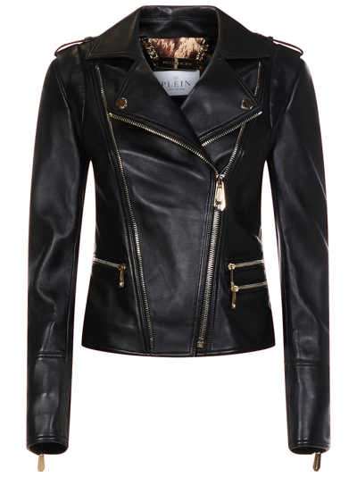 Shop Philipp Plein Jacket In Black