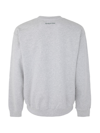 Shop Sporty &amp; Rich Wellness Boucle Crewneck In Heather Gray