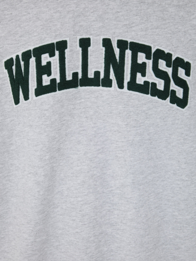 Shop Sporty &amp; Rich Wellness Boucle Crewneck In Heather Gray