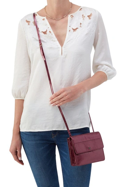 Shop Hobo Jill Leather Wallet Crossbody Bag In Iris