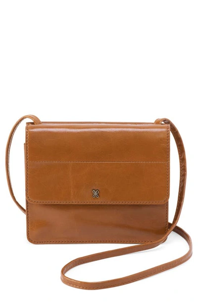 Shop Hobo Jill Leather Wallet Crossbody Bag In Brown