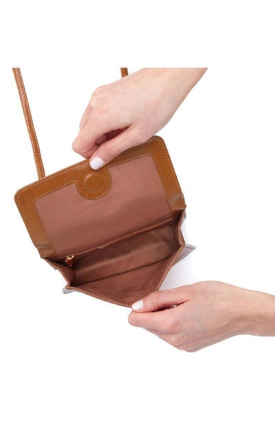 Shop Hobo Jill Leather Wallet Crossbody Bag In Brown