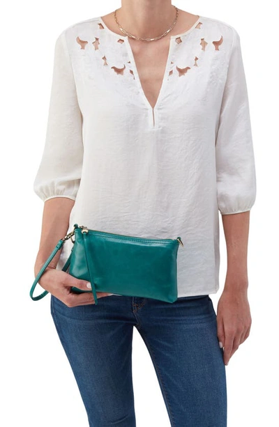 Shop Hobo Darcy Convertible Leather Crossbody Bag In Spruce