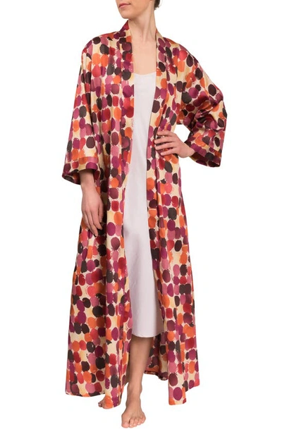 Shop Everyday Ritual Colette Cotton Robe In Painters Pallet