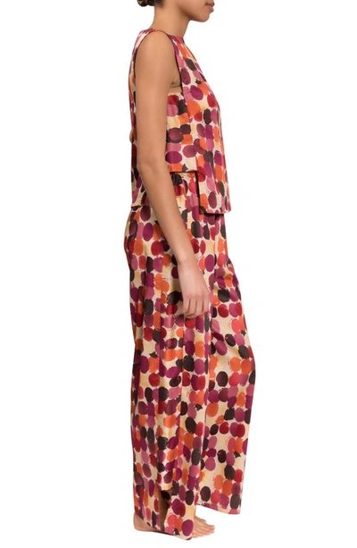 Everyday Ritual Piper Wide Leg Sleeveless Cotton Pajamas In Painters Pallet