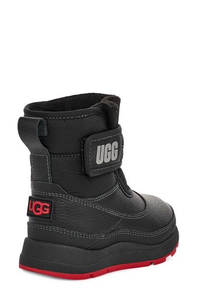 Shop Ugg Taney Weather Water Repellent Genuine Shearling Lined Boot In Black